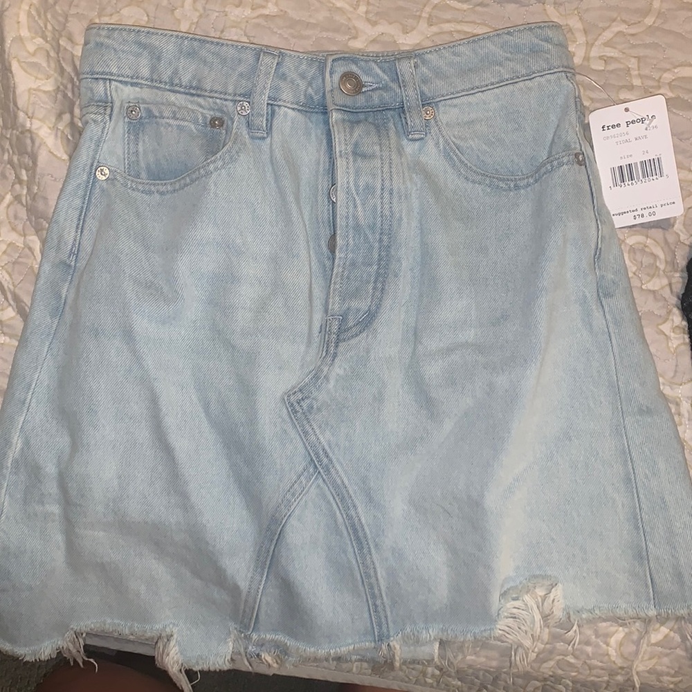Jean skirt - light wash